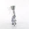 Pleaser - DELIGHT624RS02 Sandale à bride à la cheville - Transparent Product image